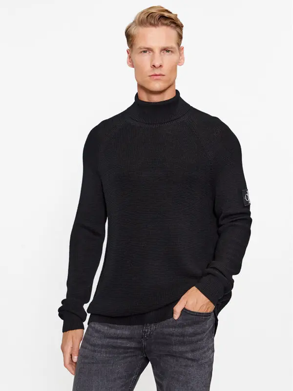 Calvin Klein Jeans Calvin Klein Jeans Dolčevita J30J325093 Crna Regular Fit