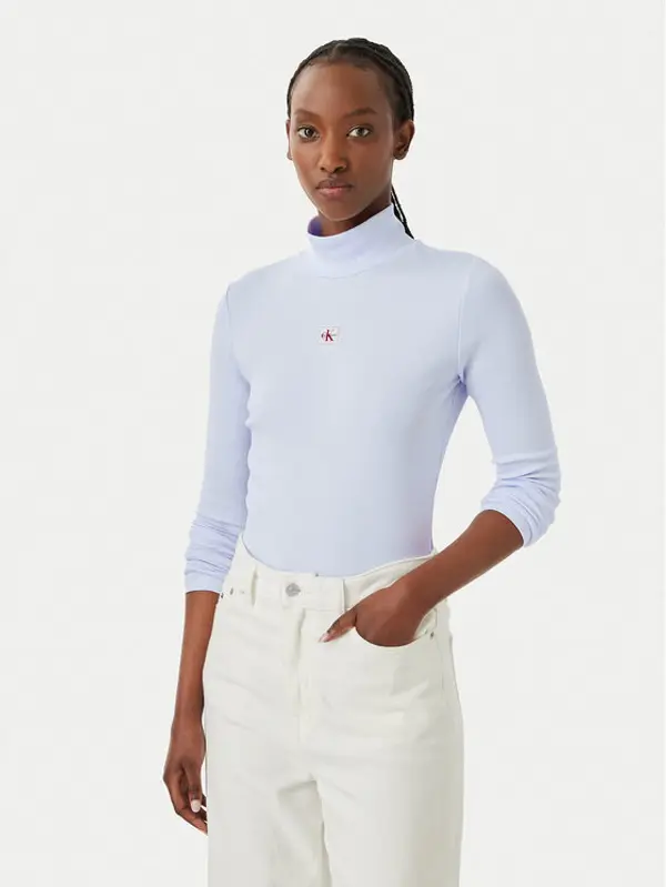 Calvin Klein Jeans Calvin Klein Jeans Dolčevita LV047D203G Svijetlo ljubičasta Slim Fit