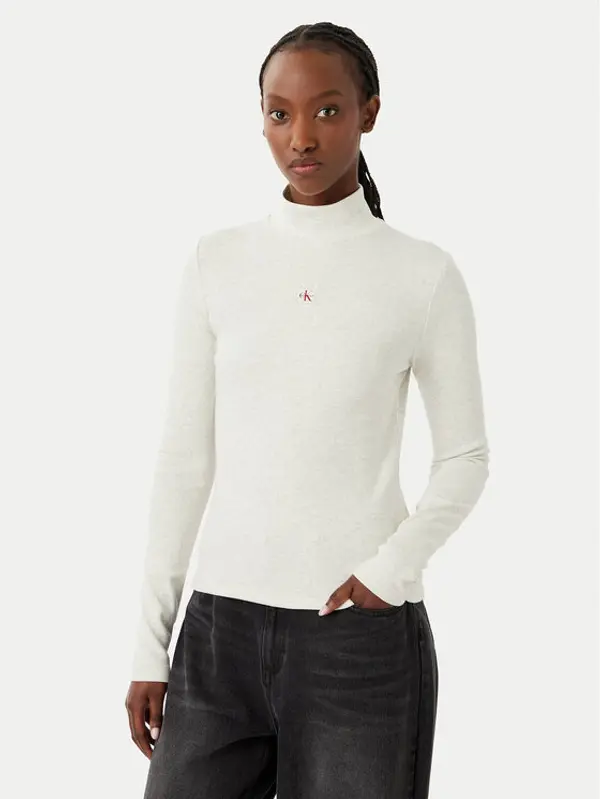 Calvin Klein Jeans Calvin Klein Jeans Dolčevita LV047D203G Svijetlo siva Slim Fit