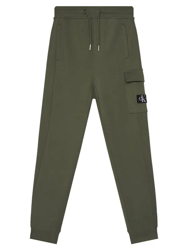 Calvin Klein Jeans Calvin Klein Jeans Donji dio trenerke Badge IB0IB02199 Zelena Relaxed Fit