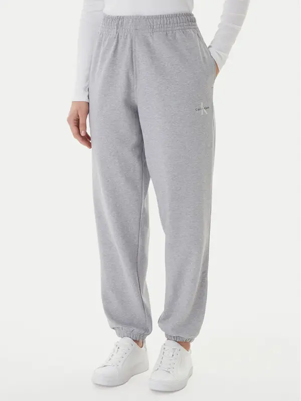 Calvin Klein Jeans Calvin Klein Jeans Donji dio trenerke Foil Monologo LV047E826G Siva Regular Fit