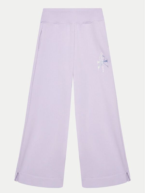 Calvin Klein Jeans Calvin Klein Jeans Donji dio trenerke Gradient Monogram IG0IG02515 Ljubičasta Relaxed Fit