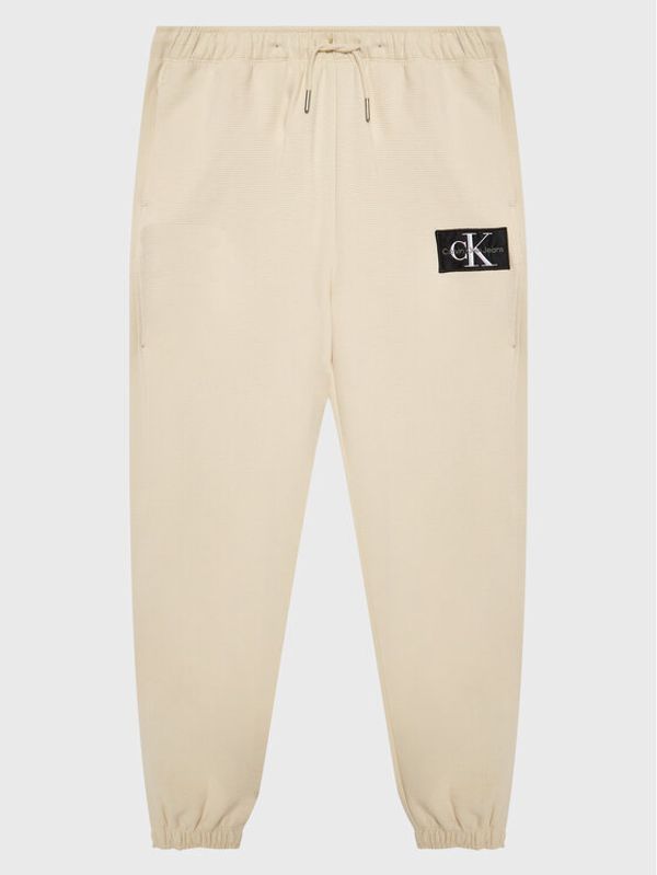 Calvin Klein Jeans Calvin Klein Jeans Donji dio trenerke IB0IB01505 Bež Regular Fit