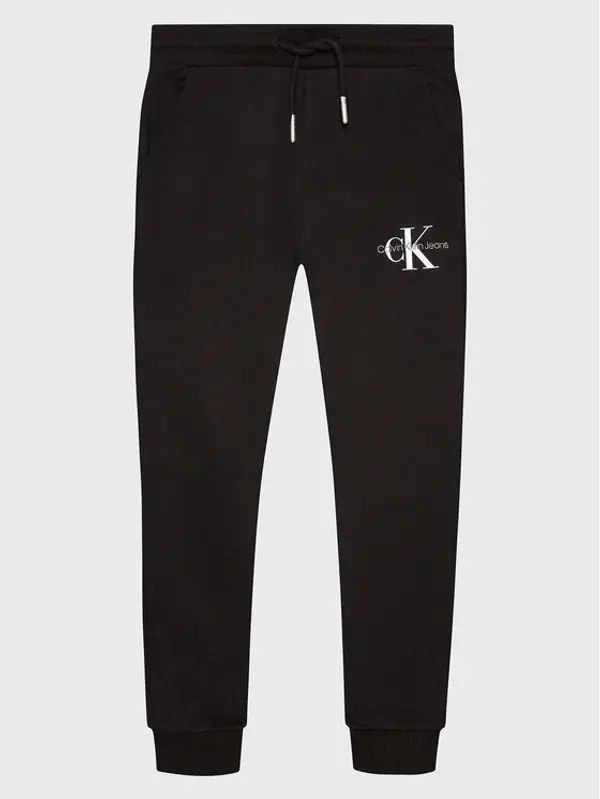 Calvin Klein Jeans Calvin Klein Jeans Donji dio trenerke IU0IU00285 Crna Relaxed Fit