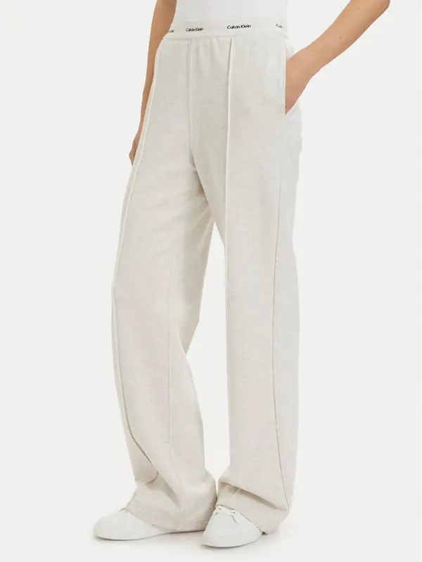 Calvin Klein Jeans Calvin Klein Jeans Donji dio trenerke LV047G253G Krem Relaxed Fit