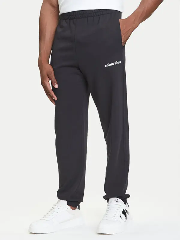 Calvin Klein Jeans Calvin Klein Jeans Donji dio trenerke LV04RC294G Crna Regular Fit