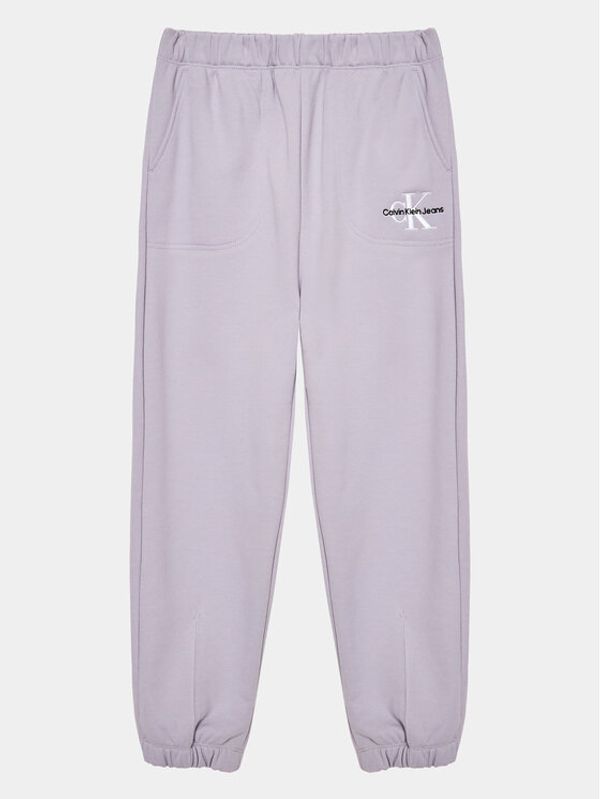 Calvin Klein Jeans Calvin Klein Jeans Donji dio trenerke Monogram IG0IG02094 Ljubičasta Regular Fit