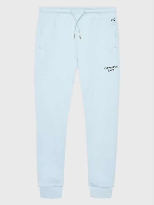 Calvin Klein Jeans Calvin Klein Jeans Donji dio trenerke Stack Logo IB0IB01282 Plava Regular Fit