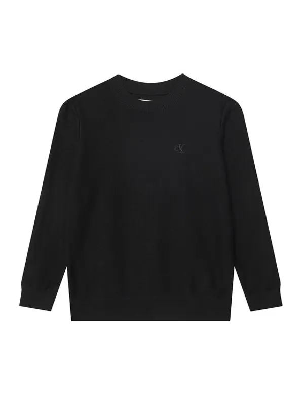 Calvin Klein Jeans Calvin Klein Jeans Džemper Basic IB0IB02641 Crna Regular Fit