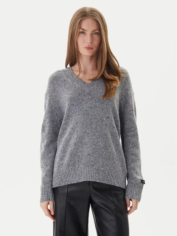 Calvin Klein Jeans Calvin Klein Jeans Džemper Chunky LV044D328G Siva Regular Fit