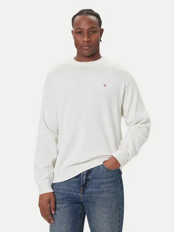 Calvin Klein Jeans Calvin Klein Jeans Džemper LV04RC309G Écru Regular Fit