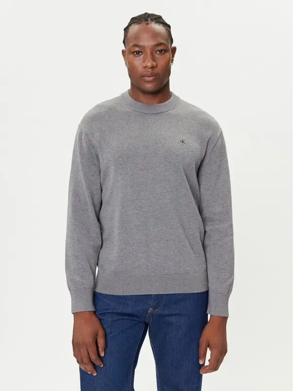 Calvin Klein Jeans Calvin Klein Jeans Džemper LV04RC309G Siva Regular Fit