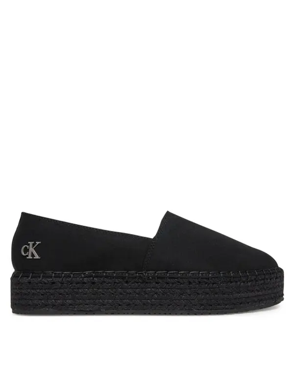 Calvin Klein Jeans Calvin Klein Jeans Espadrile Flatform Esdparille Mg/Hdw YW0YW01737 Crna