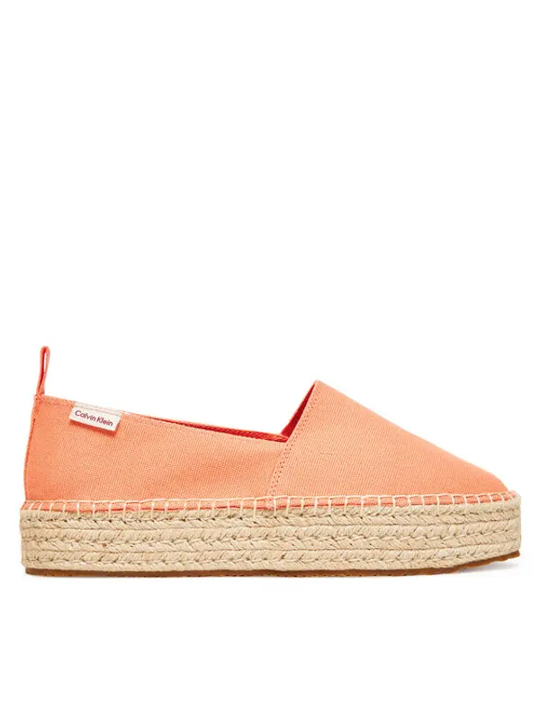 Calvin Klein Jeans Calvin Klein Jeans Espadrile Platform Espadrille Ml Cs YW0YW01871 Narančasta