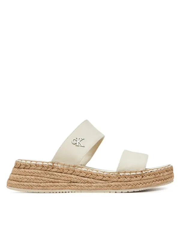 Calvin Klein Jeans Calvin Klein Jeans Espadrile Sporty Rope Mg Lth Webbing YW0YW01704 Bež