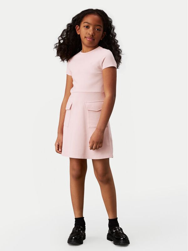 Calvin Klein Jeans Calvin Klein Jeans Haljina za svaki dan IG0IG02699 Ružičasta Slim Fit