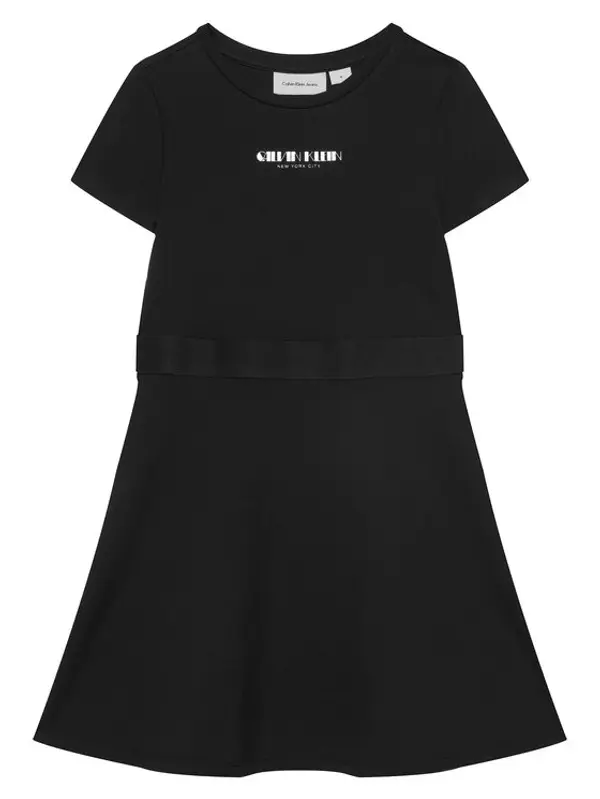 Calvin Klein Jeans Calvin Klein Jeans Haljina za svaki dan IG0IG03099 Crna Regular Fit