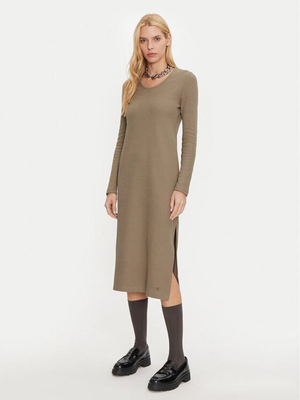 Calvin Klein Jeans Calvin Klein Jeans Haljina za svaki dan J20J224165 Bež Slim Fit