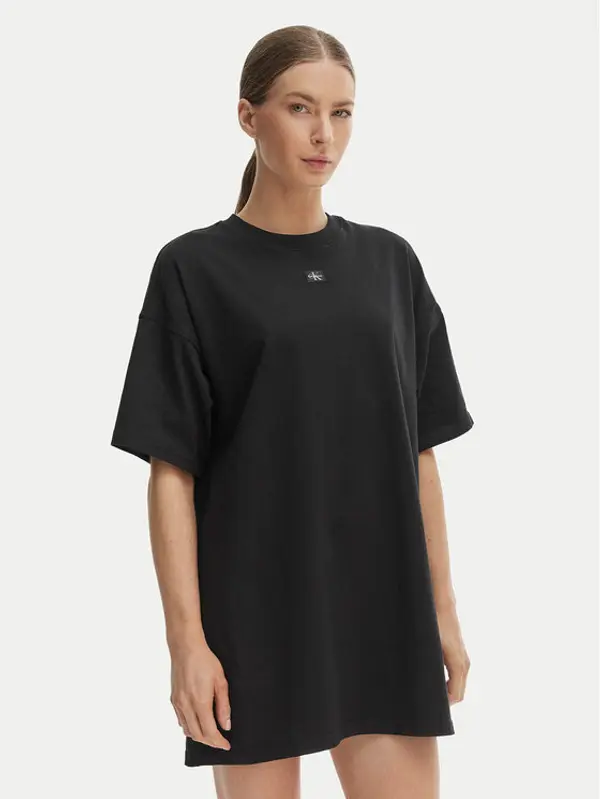 Calvin Klein Jeans Calvin Klein Jeans Haljina za svaki dan LV047F228G Crna Oversize