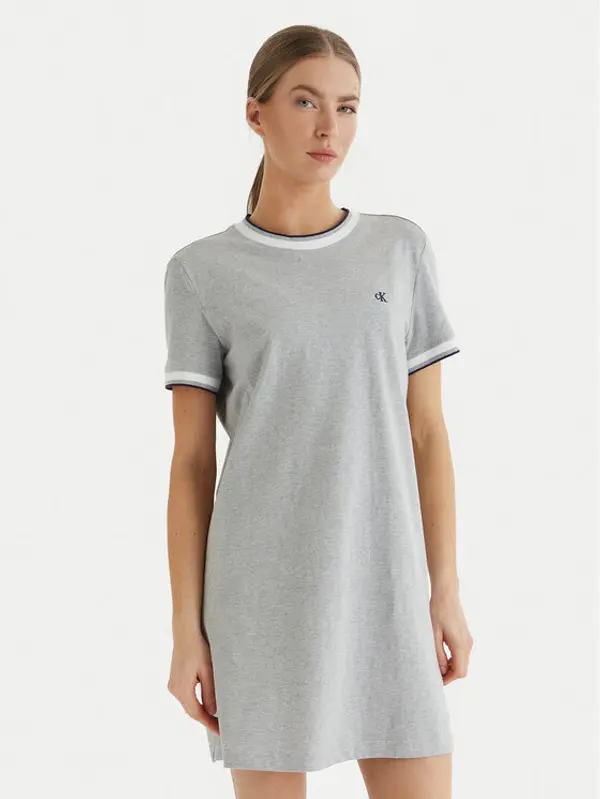 Calvin Klein Jeans Calvin Klein Jeans Haljina za svaki dan LV047F248G Siva Relaxed Fit