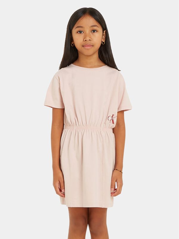 Calvin Klein Jeans Calvin Klein Jeans Haljina za svaki dan Monogram IG0IG02473 D Ružičasta Regular Fit