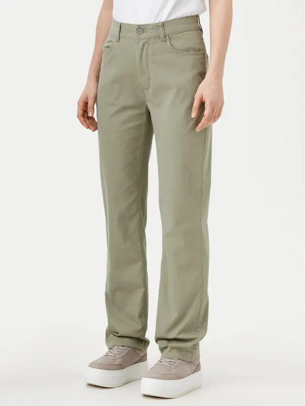 Calvin Klein Jeans Calvin Klein Jeans Hlače J20J224852 Zelena Straight Fit