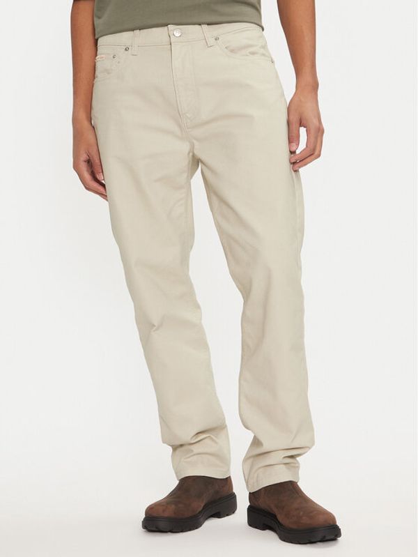 Calvin Klein Jeans Calvin Klein Jeans Hlače J30J326263 Bež Straight Fit