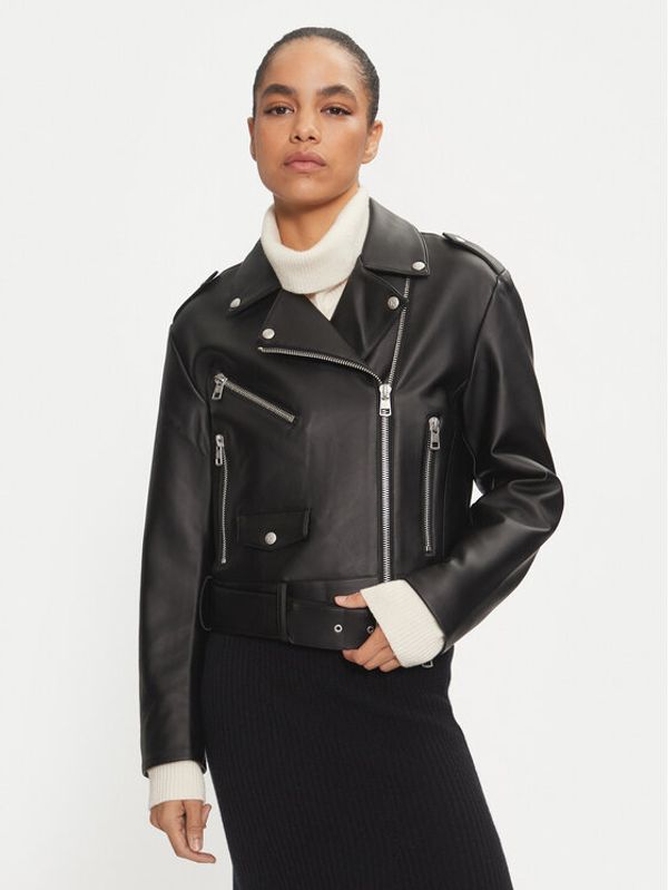 Calvin Klein Jeans Calvin Klein Jeans Jakna od imitacije kože J20J223448 Crna Regular Fit