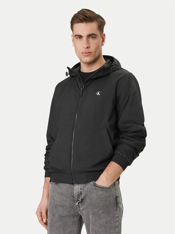 Calvin Klein Jeans Calvin Klein Jeans Jakna protiv vjetra Harrington LV04RF521G Crna Regular Fit