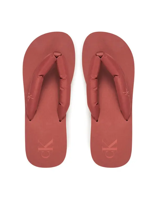 Calvin Klein Jeans Calvin Klein Jeans Japanke Beach Sandal Flatform Ttxr Satin YW0YW01723 Smeđa