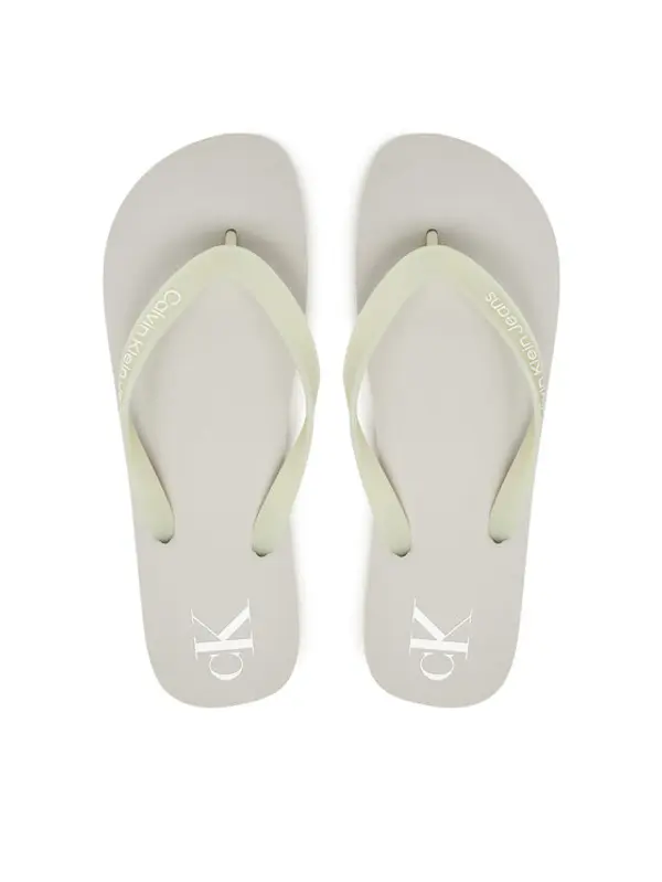 Calvin Klein Jeans Calvin Klein Jeans Japanke Beach Sandal Transparent Tpu YM0YM01267 Siva