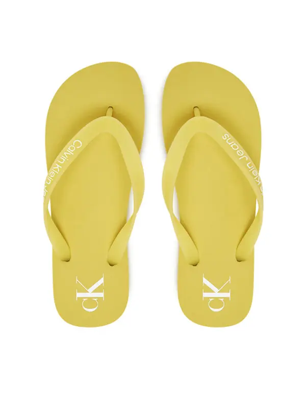 Calvin Klein Jeans Calvin Klein Jeans Japanke Beach Sandal Transparent Tpu YW0YW01829 Žuta