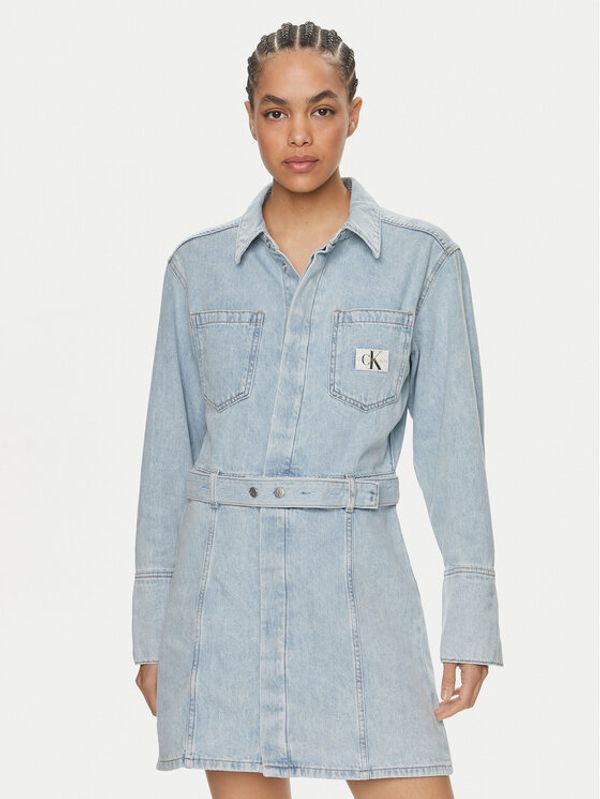Calvin Klein Jeans Calvin Klein Jeans Jeans haljina J20J222784 Plava Regular Fit