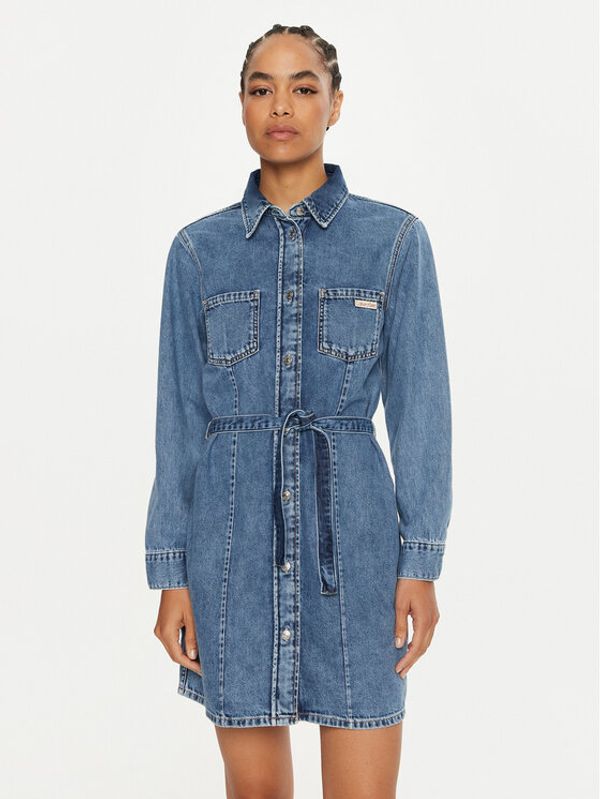 Calvin Klein Jeans Calvin Klein Jeans Jeans haljina J20J223981 Plava Regular Fit