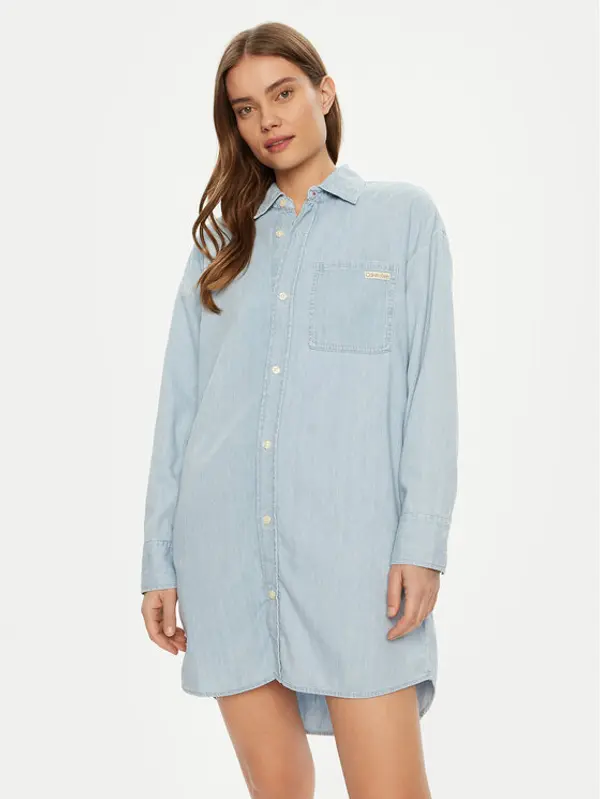 Calvin Klein Jeans Calvin Klein Jeans Jeans haljina J20J225472 Plava Loose Fit