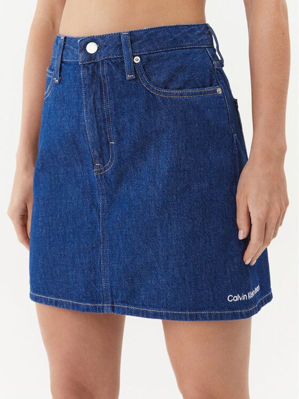 Calvin Klein Jeans Calvin Klein Jeans Jeans suknja J20J220243 Plava Regular Fit