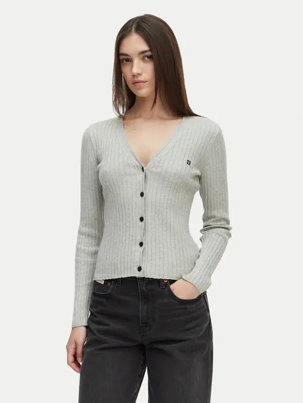 Calvin Klein Jeans Calvin Klein Jeans Kardigan LV047G339G Svijetlo siva Slim Fit