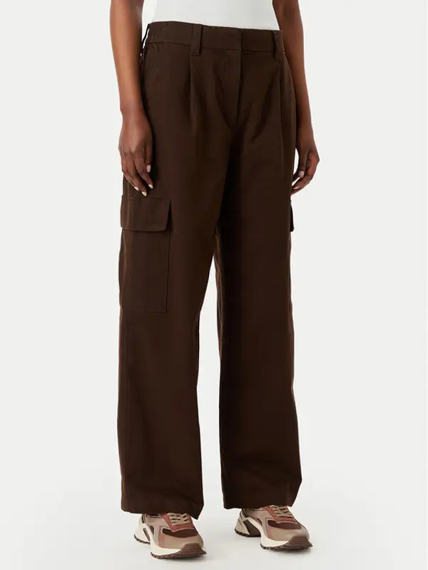 Calvin Klein Jeans Calvin Klein Jeans Kargo hlače LV047F623G Tamno smeđa Relaxed Fit