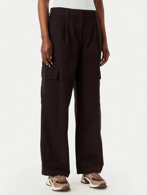 Calvin Klein Jeans Calvin Klein Jeans Kargo hlače LV047F623G Tamno smeđa Relaxed Fit