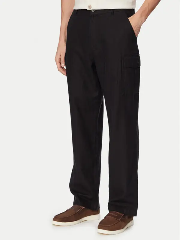 Calvin Klein Jeans Calvin Klein Jeans Kargo hlače LV04RF611G Crna Relaxed Fit