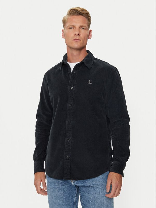 Calvin Klein Jeans Calvin Klein Jeans Košulja Corduroy J30J326188 Crna Regular Fit