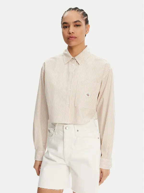 Calvin Klein Jeans Calvin Klein Jeans Košulja J20J225078 Bež Regular Fit