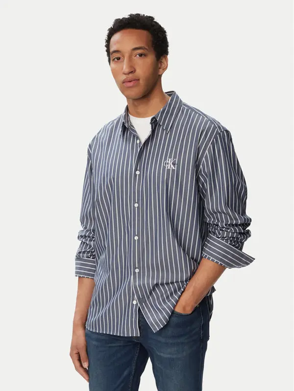 Calvin Klein Jeans Calvin Klein Jeans Košulja Ls Yd LV04RF106G Plava Regular Fit