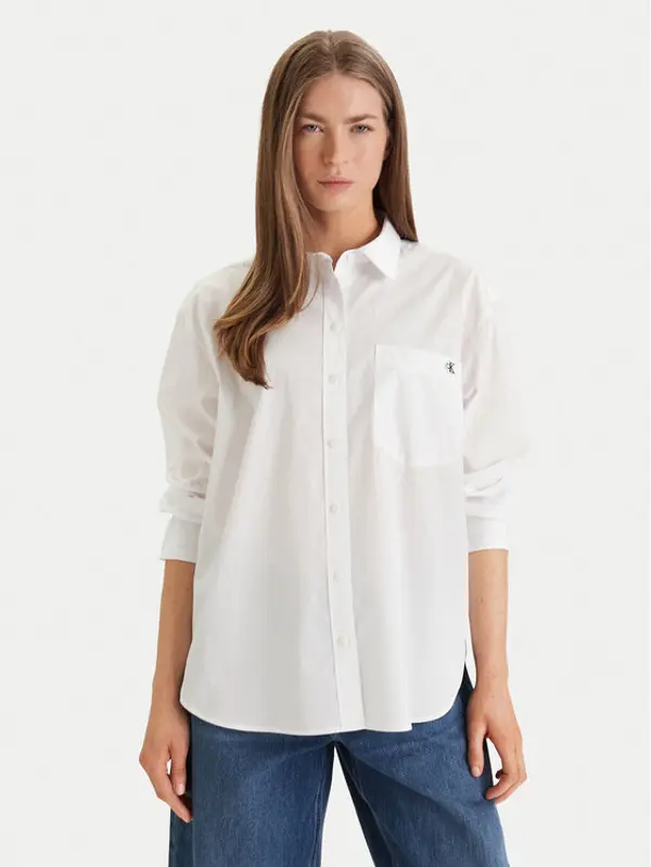 Calvin Klein Jeans Calvin Klein Jeans Košulja LV047F102G Bijela Relaxed Fit