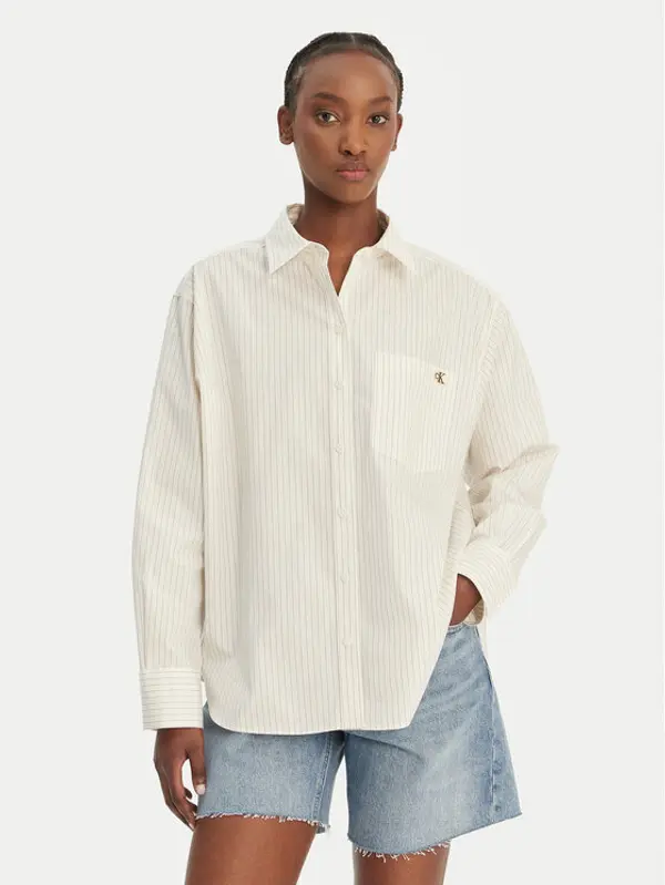 Calvin Klein Jeans Calvin Klein Jeans Košulja LV047F103G Bež Relaxed Fit