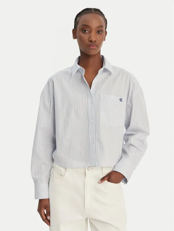 Calvin Klein Jeans Calvin Klein Jeans Košulja LV047F105G Svijetloplava Relaxed Fit