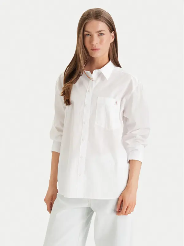 Calvin Klein Jeans Calvin Klein Jeans Košulja LV047F147G Bijela Relaxed Fit