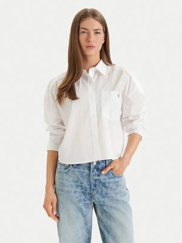 Calvin Klein Jeans Calvin Klein Jeans Košulja LV047F148G Bijela Relaxed Fit
