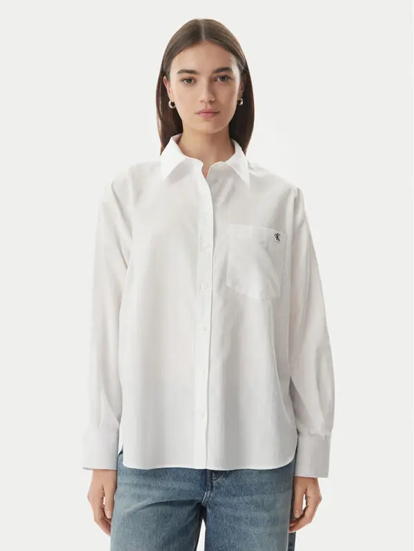 Calvin Klein Jeans Calvin Klein Jeans Košulja LV047G126G Bijela Relaxed Fit