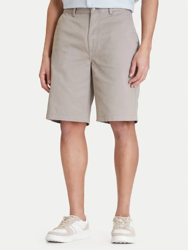 Calvin Klein Jeans Calvin Klein Jeans Kratke hlače 90s LV04RD603G Bež Baggy Fit